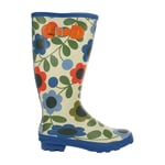 Regatta Womens/Ladies Orla Kiely Meadow Floral Wellington Boots (Blue/Green) - Size UK 3