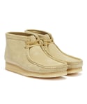 Clarks Wallabee Suede Mens Beige Boots - Size UK 10