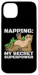 iPhone 14 Plus Napping Superpower Power Nap Lazy Pajama Day Sleep Sloth Case