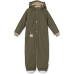 MINI A TURE Matwanni Fleece Lined Snowsuit Olive Night