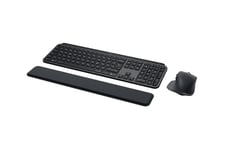 Logitech MX Keys Combo for Business - sats med tangentbord och mus - QWERTZ - tysk - grafit Inmatningsenhet