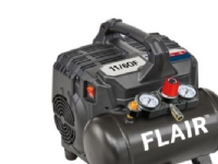 Flair 11/6OF kompressor 1,0hk - 230V, lydsvag, 105L/min, 6L tank, 8 bar, oliefri