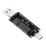 1 Pcs CFast USB 3.1 Type A+C Card Reader Adapter 10Gbps Fast Card Reader1538