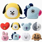 Mjuk plyschleksak kudde kudde söta leksaker Kpop Bts Bt21 Tata Shooky Rj Suga Cooky barn present A  (FMY) CHIMY