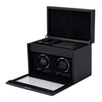 Wolf British Racing Green Watch Winder 1 klokke Svart Kunstskinn 792202 - Unisex - Synthetic leather