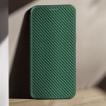 Carbon Effect Wallet Case for Realme 11 Pro Plus and 11 Pro Dark Green