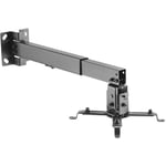 Toboli - Support universel pour vidéo-projecteur 20kg Fixation au Plafond, au Mur 43-65cm Bras pivotant Fixation Écran videoprojecteur