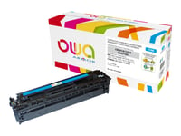 Owa - Cyan - Kompatibel - Tonerkassett (Alternativ För: Hp Cb541a) - För Hp Color Laserjet Cm1312 Mfp, Cp1215, Cp1217, Cp1515n, Cp1518ni