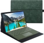 Coque De Protection Pour Microsoft Surface Pro 9 Avec Coque En Tpu Souple, Compatible Avec Couverture De Clavier, Design Ultra Fin Et Léger Dissipation De La Chaleur (Vert)