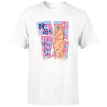 Ren & Stimpy No Sir I Don't Like It! Men's T-Shirt - White - L - White