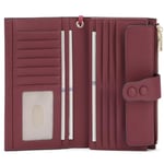 SENDEFN Porte Monnaie Femme, Grand Portefeuille Femme Blocage RFID, Portefeuilles Femme avec Porte-Cartes Poche à Monnaie Zippée et Dragonne Amovible