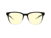 Gunnar Optiks Berkeley, Unisex, Oval, Klassisk, Svart, Transparent, Nylon, Bärnsten