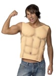 Mens Muscle Chest 6 Pack Abs Muscleman Fancy Dress Novelty Aaccessory