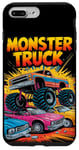 iPhone 7 Plus/8 Plus Monster Truck Crushing Cars Art for Monster Truck Lovers Case