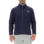 JEEP O102564-K876 J MAN POLAR FLEECE JACKET W/Zipped Pockets J22W Deep Blue/Light Gray S