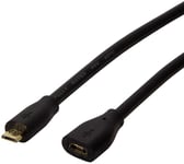 LogiLink MicroUSB 2.0 Skjøtekabel - 3 meter