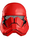 Rubie's Official Disney Star Wars Ep 9, Red Stormtrooper Half Face Mask, Adult One Size