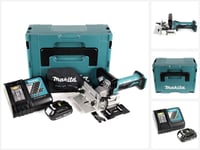 Makita DPJ 180 RY1J 18 V Akun liitäntäleikkuri Makpac + 1 x 1,5 Ah akku + laturi