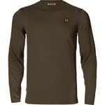 Härkila Forest Hunter L/S T-Shirt Hunting Green/Shadow Brown