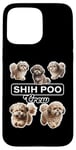 Coque pour iPhone 15 Pro Max L'équipage de Shih Poo