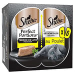 Sheba Perfect Portions Barquettes Terrine De Luxe pour Chat Au Poulet 1X37.5G