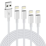 APFEN iPhone Charger Cable 4Pack 6FT/1.8M MFi Certified Lightning Cable Fast Charging Cords Apple Charger Compatible with iPhone 14 13 12 11 XS XR X Pro Max Mini 8 7 6S 6 Plus 5S iPad iPod AirPods