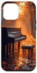 Coque pour iPhone 13 Pro Max Musique Piano Papillon Design Amateur De Piano Musicien