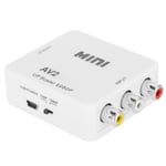 Av To High Definition Converter Transverter To Av2Hdmi White LS