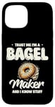 Coque pour iPhone 15 Croyez-moi, je fabrique des bagels et je sais tout