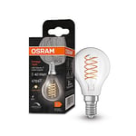 OSRAM Vintage 1906® Classic P fil LED lampe, mini balle, e14, clear, 48W, 470lm, 2700k, lumière blanche chaude, dimmable, nouveau, consommation très faible, longue durée de vie, longue durée de vie