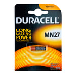 Duracell A27 12V Paristo 1 kpl - Musta