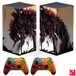 Neon Genesis Evangelion Anime XBOX SERIES X Skin Decal Vinyl Sticker Wrap