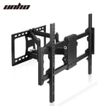 UNHO Dual Pivot Arms TV Wall Mount Bracket for Samsung 50 55 60 65 75 80 85 Inch