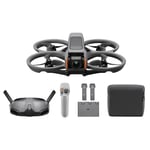 Bundle Explorer DJI Avata 2 (trois batteries), drone FPV avec caméra 4K, expérience immersive, protection d’hélice intégrée, FOV de 155degré, drone caméra avec Goggles Integra et RC Motion 2