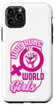 Coque pour iPhone 11 Pro Qui dirige la World Girls Gender Equality Feminist Pride