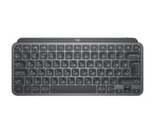 Logitech MX Keys Mini - tastatur - QWERTY - Russisk - grafitt