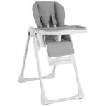 Highchair Foldable Adjustable Height Baby High Chair Infant Folding Highchairs