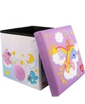 Care Bears 3-in-1 Sound Cube Box Rechargeable Bluetooth Speaker, Seat & Storage