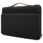 Sacoche Housse de Protection Double poche (S-Noir) pour Apple MacBook Air 13.3