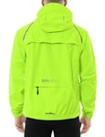 BALEAF Veste Cyclisme Homme Imperméable Coupe Vent Running Veste VTT Homme Veste Velo Homme Hiver Coupe-Vent pour Running, Excercice, Velo, VTT-Jaune-L