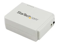 Startech.Com 1-Port Wireless N Usb 2.0 Network Print Server - 10/100 Mbps Ethernet Usb Printer Server Adapter - Windows 10 - 802.11 B/G/N (Pm1115uw) - Skriverserver - Usb 2.0 - 10/100 Ethernet X 1 - Hvit