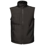 Regatta Gilet Softshell sans Manches Homme imperméable, Respirant E Coupe-Vent Octagon II Bodywarmers Homme Black(Black) FR: S (Taille Fabricant: S)