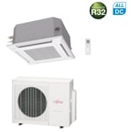 Climatiseur Fujitsu cassette 4 voies série kv eco 18000 btu r-32 cod. auxg18kvla a++ - new