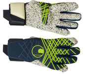 Prediction Supergrip+ målvaktshandskar Herr navy/white/fluo yellow 11