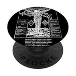 Kircher Oedipus Aegyptiacus Typhon Medieval Emblem PopSockets Adhesive PopGrip