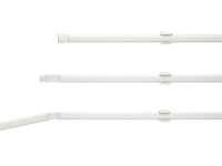 Flexi Net Curtain Rod flexible for all shapes of Bay and Straight windows 475cm