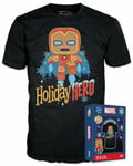 Funko Boxed Tee: Marvel - Gingerbread Iron Man (XL)