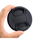 62mm Center Pinch Snap-on Front Lens Cap Suitable for Nikon/for sony/for Canon/for Pentax/for Samsung Camera,With Anti-lost Rope