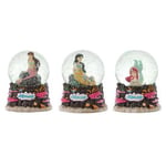 Mermaid - Mermaids Snow Globe 3-Ass Ne Pas appliquer de Jouets, Multicolore (35363Z)