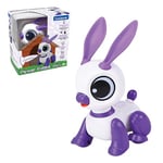 Lexibook Power Rabbit Mini - Mon Petit Robot Lapin - Robot Lapin avec Sons, Musique, Effets Lumineux, répétition de Voix et réaction aux Sons, Jouet pour garçons et Filles - ROB02RAB